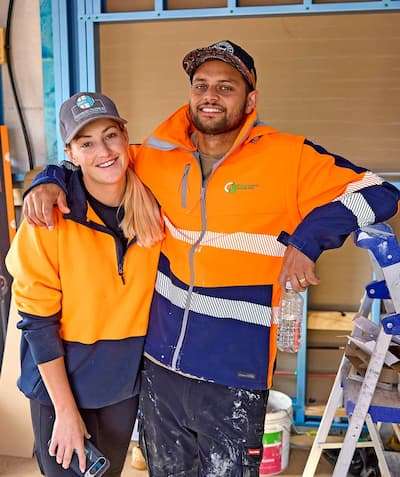 Taz and his wife, Britt Etto Photo